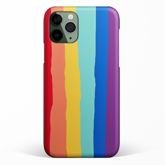 Rainbow Color Pattern Matte Case