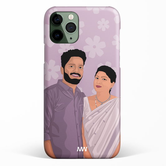 Personalized illustration Printed Matte Case