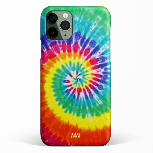 Spiral Rainbow Color Matte Case