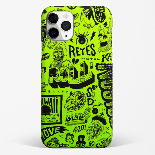 Clumsy Doodle Art Printed Matte Case