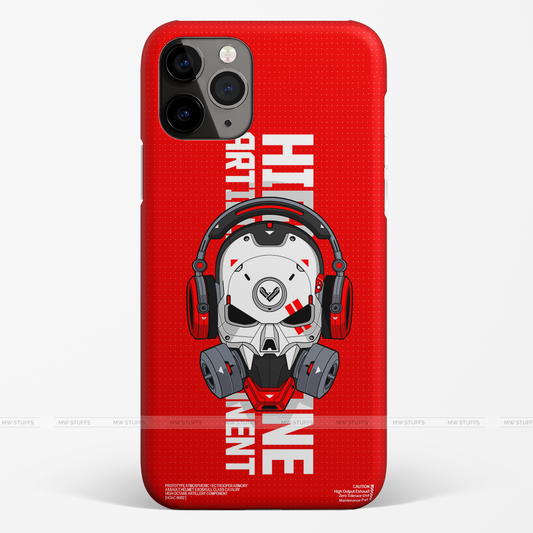 Nova Terra Skull Red Printed Matte Case
