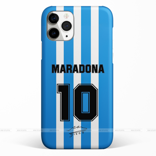 Maradona Jersey No.10 Matte Case - MW Stuffs