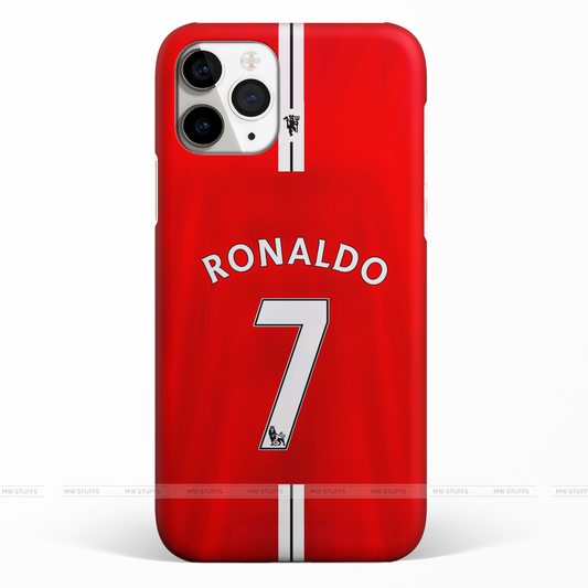 Ronaldo Red Jersey No.7 Matte Case - MW Stuffs