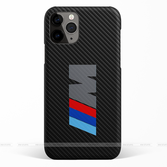 Cool Racing Stripes Black Carbon Pattern Printed Matte Case - MW Stuffs