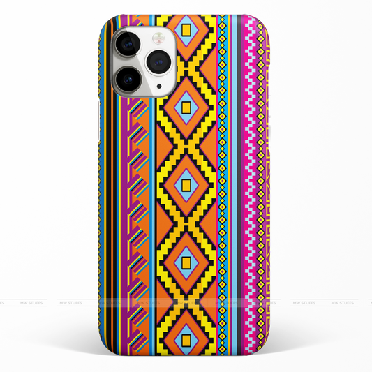 Colorful Tribal Printed Matte Case