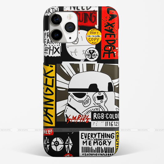 Clumsy Funky trooper Printed Matte Case