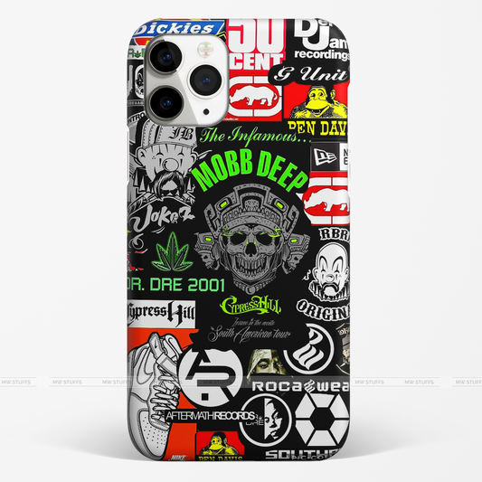 Clumsy Hip Hop Gangs Printed Matte Case