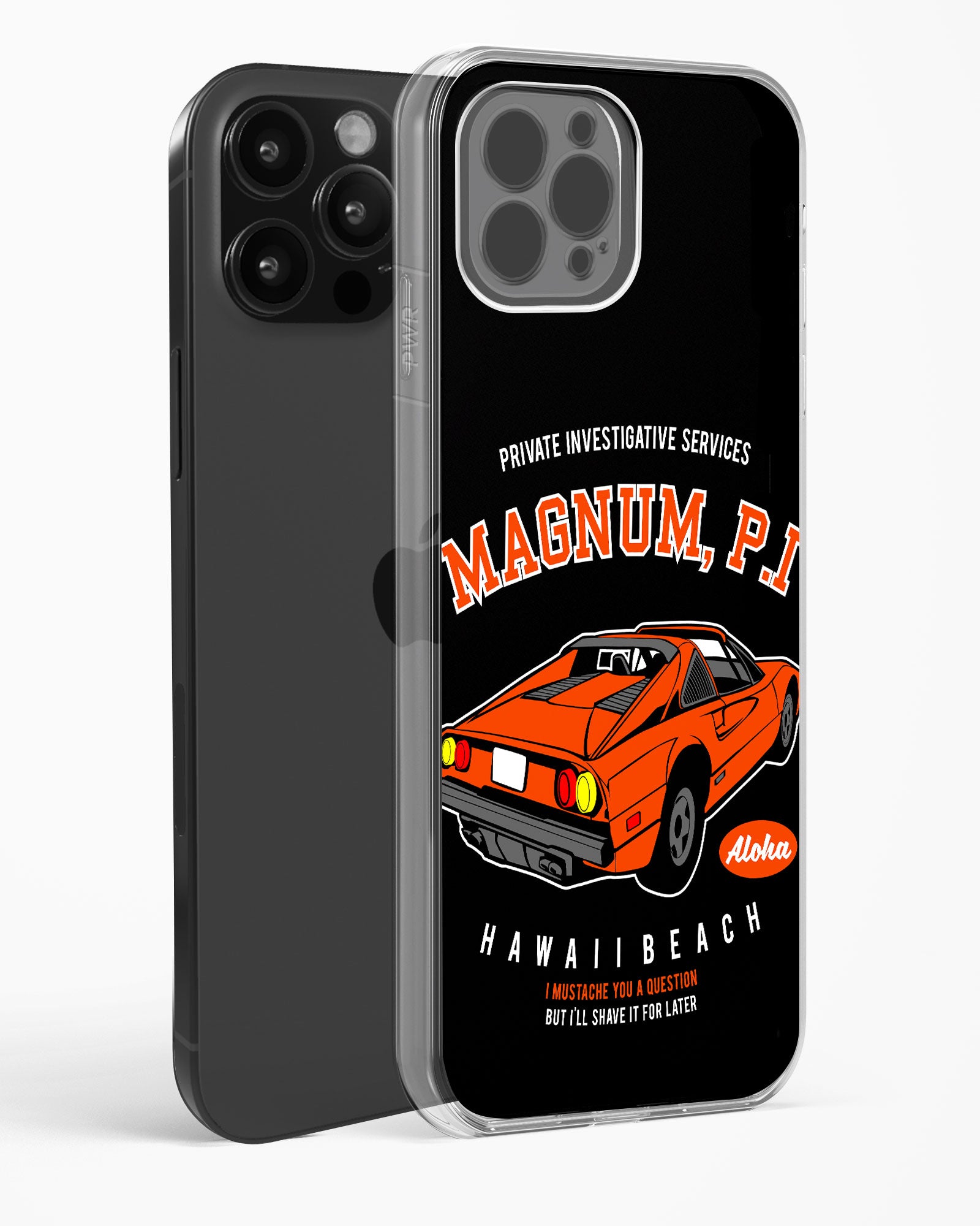 Magnum P.I. Classic Clear Silicone Case