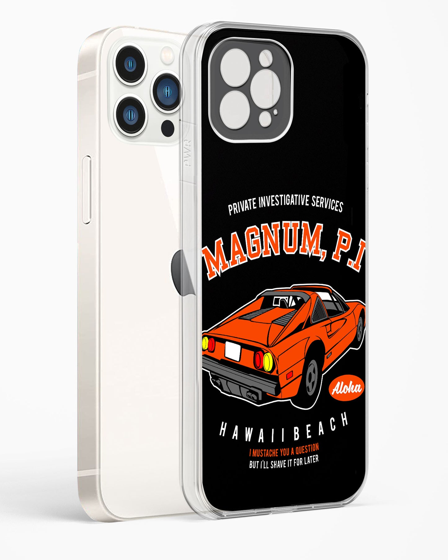 Magnum P.I. Classic Clear Silicone Case