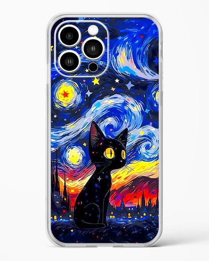 Midnight Meow Clear Silicone Case