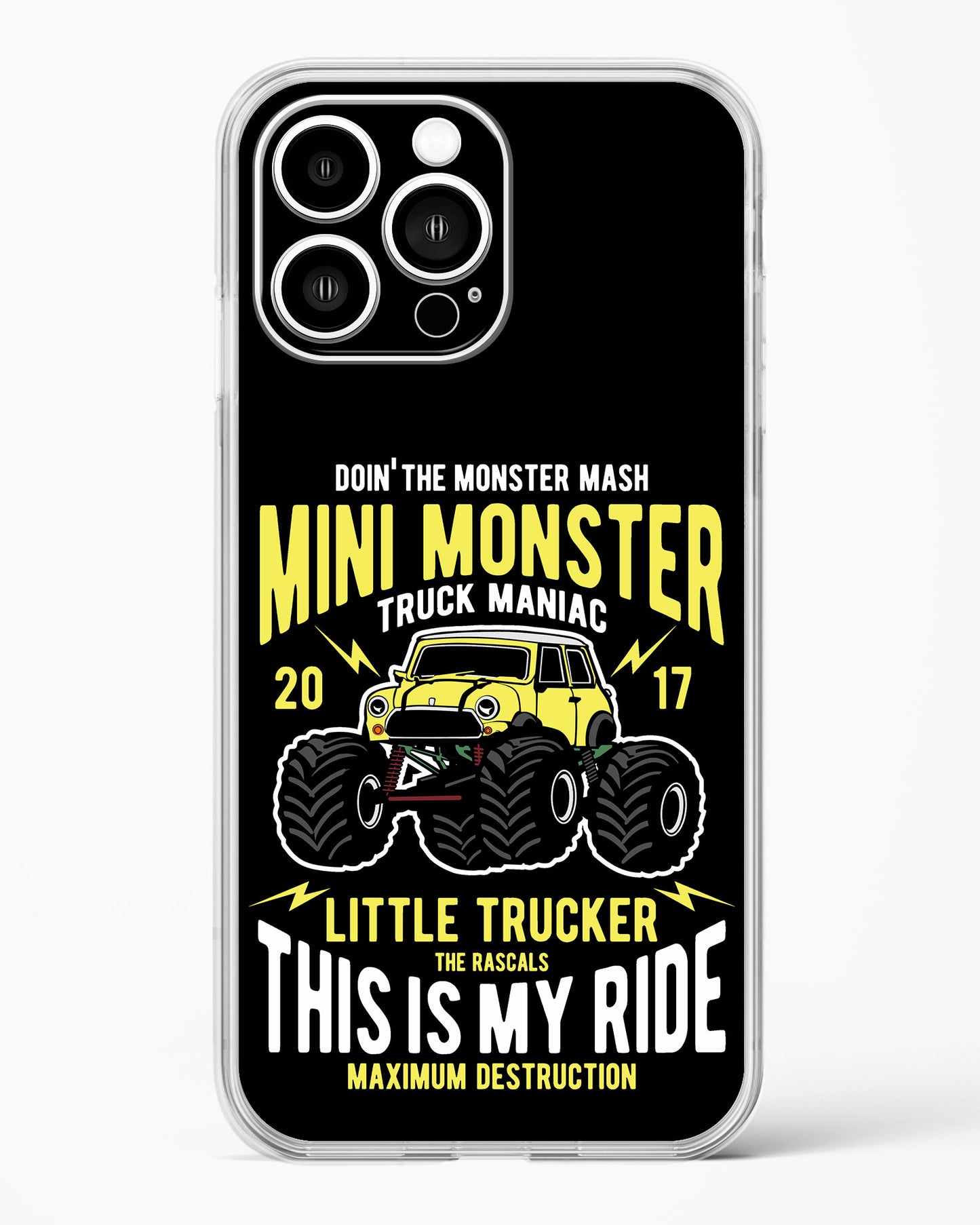 Mini Monster Truck Clear Silicone Case