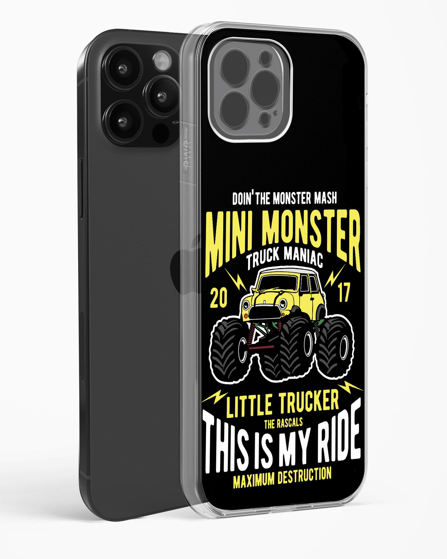 Mini Monster Truck Clear Silicone Case