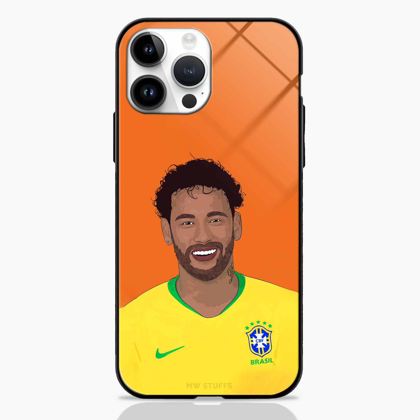 Neymar Jr. The King Glass Case -  - MW Stuffs - 