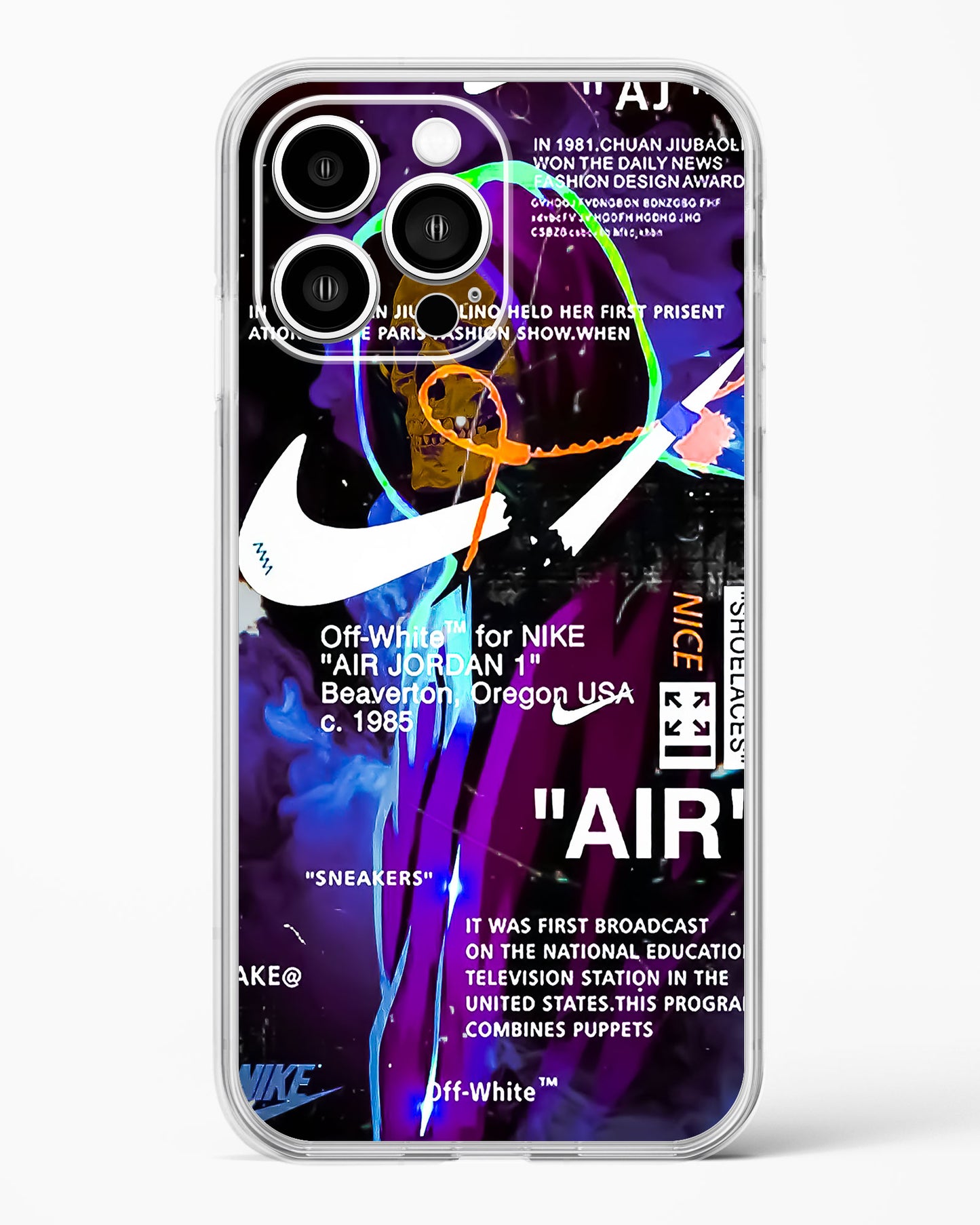 Off-White AIR Label Clear Silicone Case