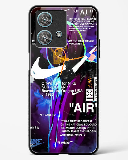 Off-White AIR Label Glass Phone Case-Motorola Edge 40 Neo