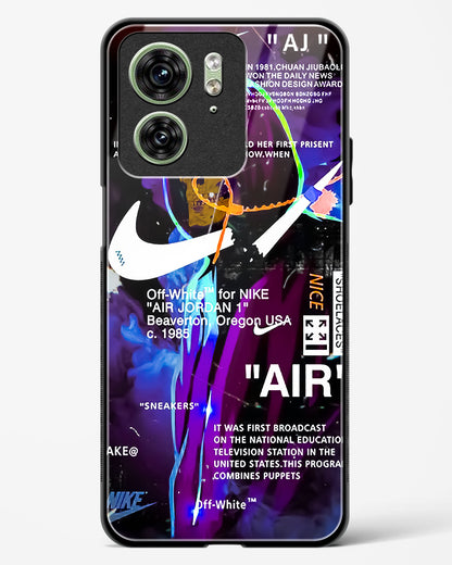 Off-White AIR Label Glass Phone Case-Motorola Edge 40