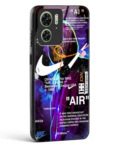 Off-White AIR Label Glass Phone Case-Motorola Edge 40