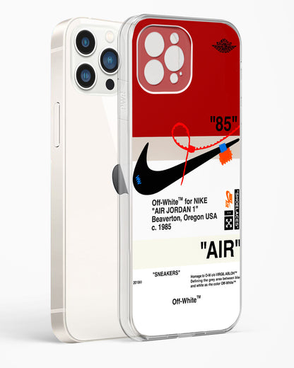 Off-White AIR Quoted Clear Silicone Case