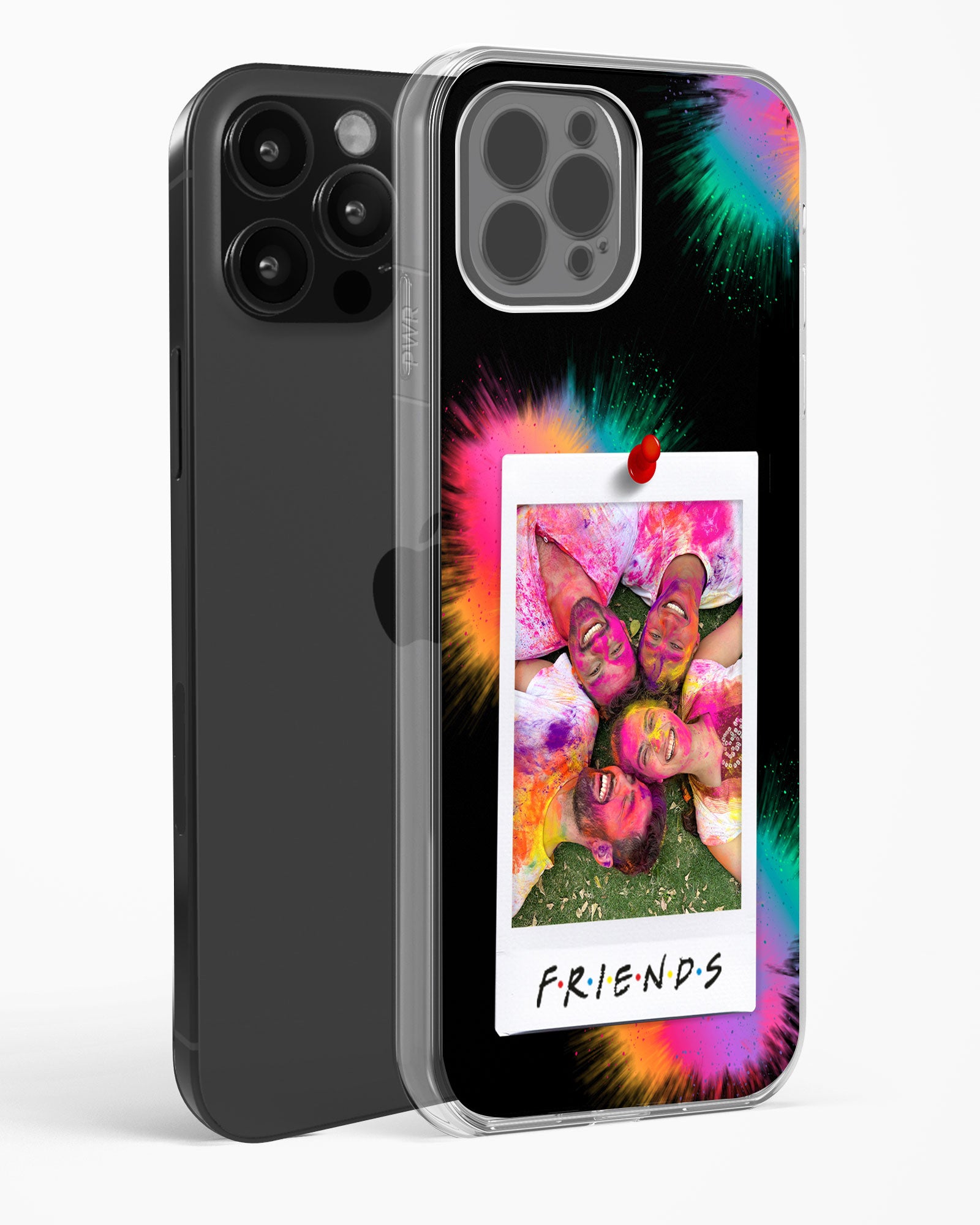 Personalised Friends Photo Clear Silicone Case