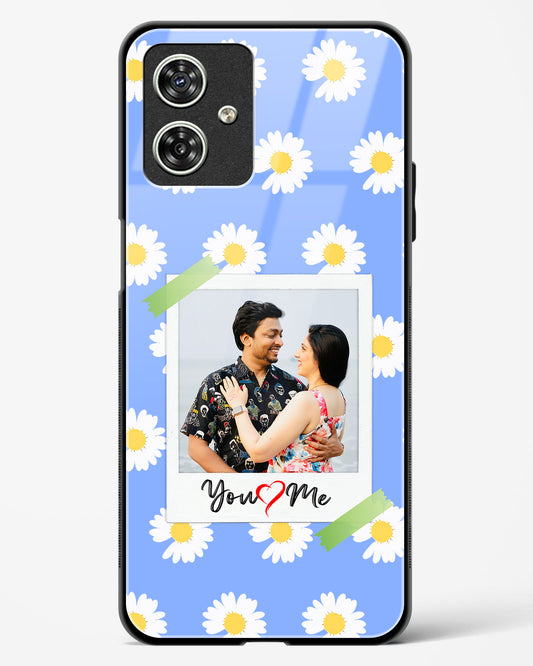 Personalised Polaroid Glass Phone Case-Moto G54 5G