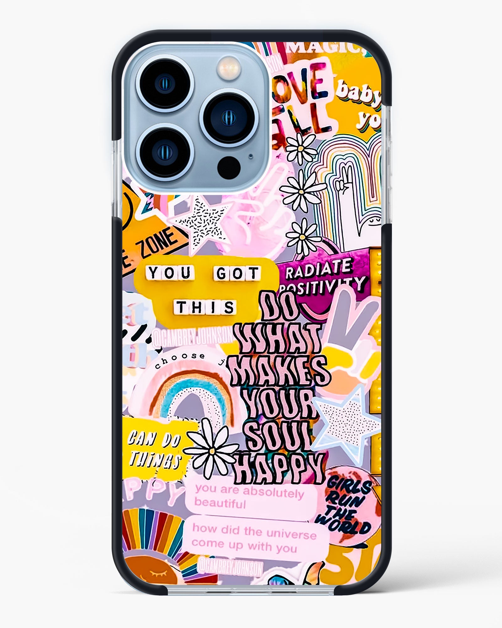 Positivity Collage Impact Drop Protection Case