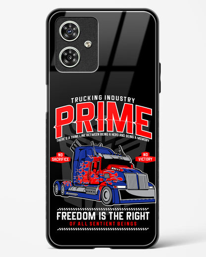 Prime Truck Glass Phone Case-Moto G54 5G