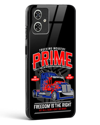 Prime Truck Glass Phone Case-Moto G54 5G