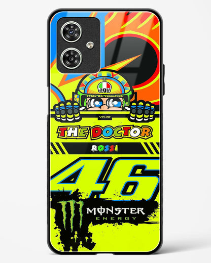 Racing Monster Glass Phone Case-Moto G54 5G