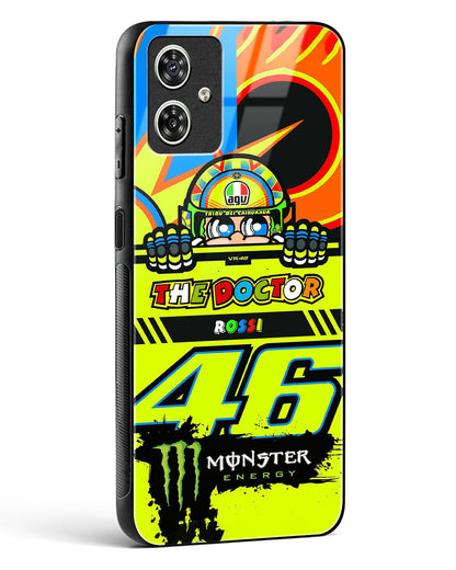 Racing Monster Glass Phone Case-Moto G54 5G