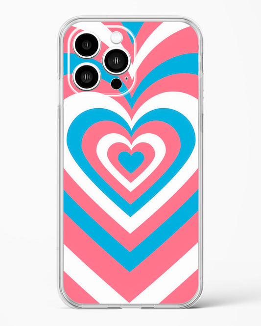 Radiant Hearts Clear Silicone Case