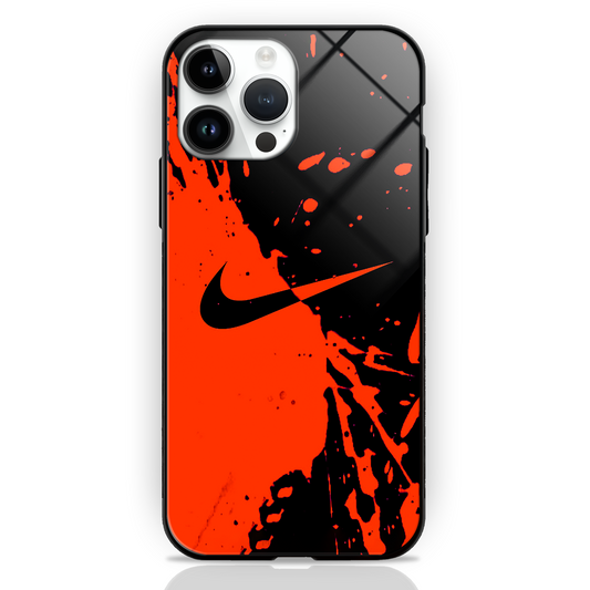 Red and Black Splash Brand Name Glass Case -  - MW Stuffs - 