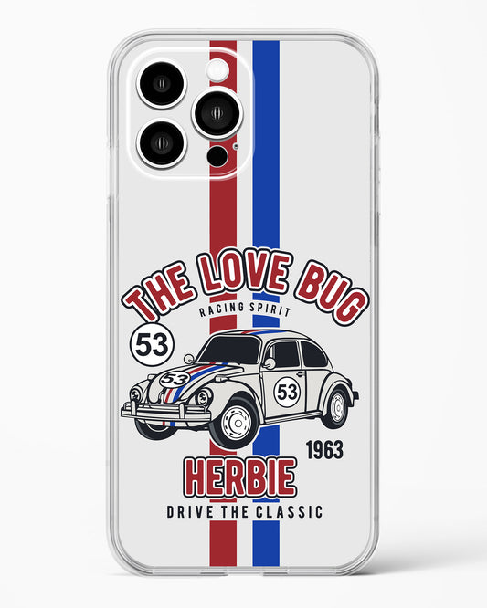 Retro Herbie Racing Clear Silicone Case