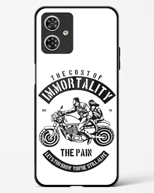 Ride Eternal Motorcycle Glass Phone Case-Moto G54 5G