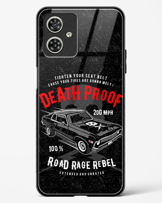 Road Rage Rebel Glass Phone Case-Moto G54 5G