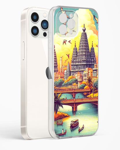 Sacred Sunset Voyage Clear Silicone Case