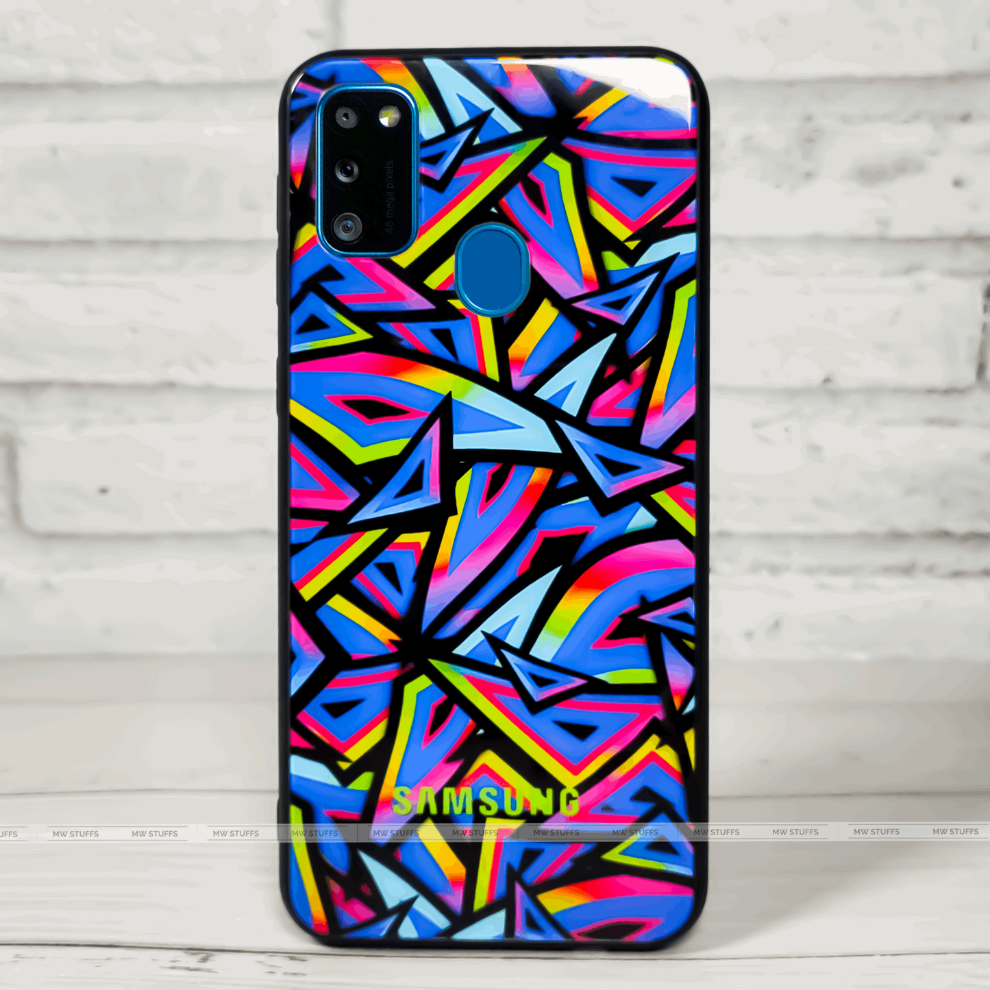 Abstract Pattern Glass Case