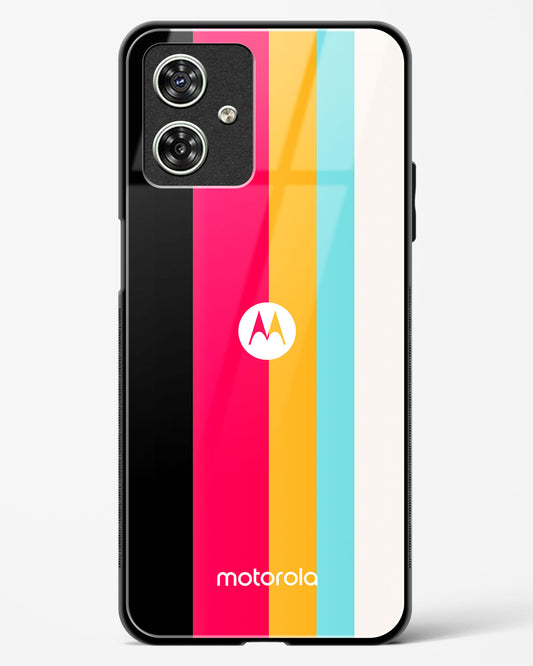 Spectrum Stripe Glass Phone Case-Moto G54 5G