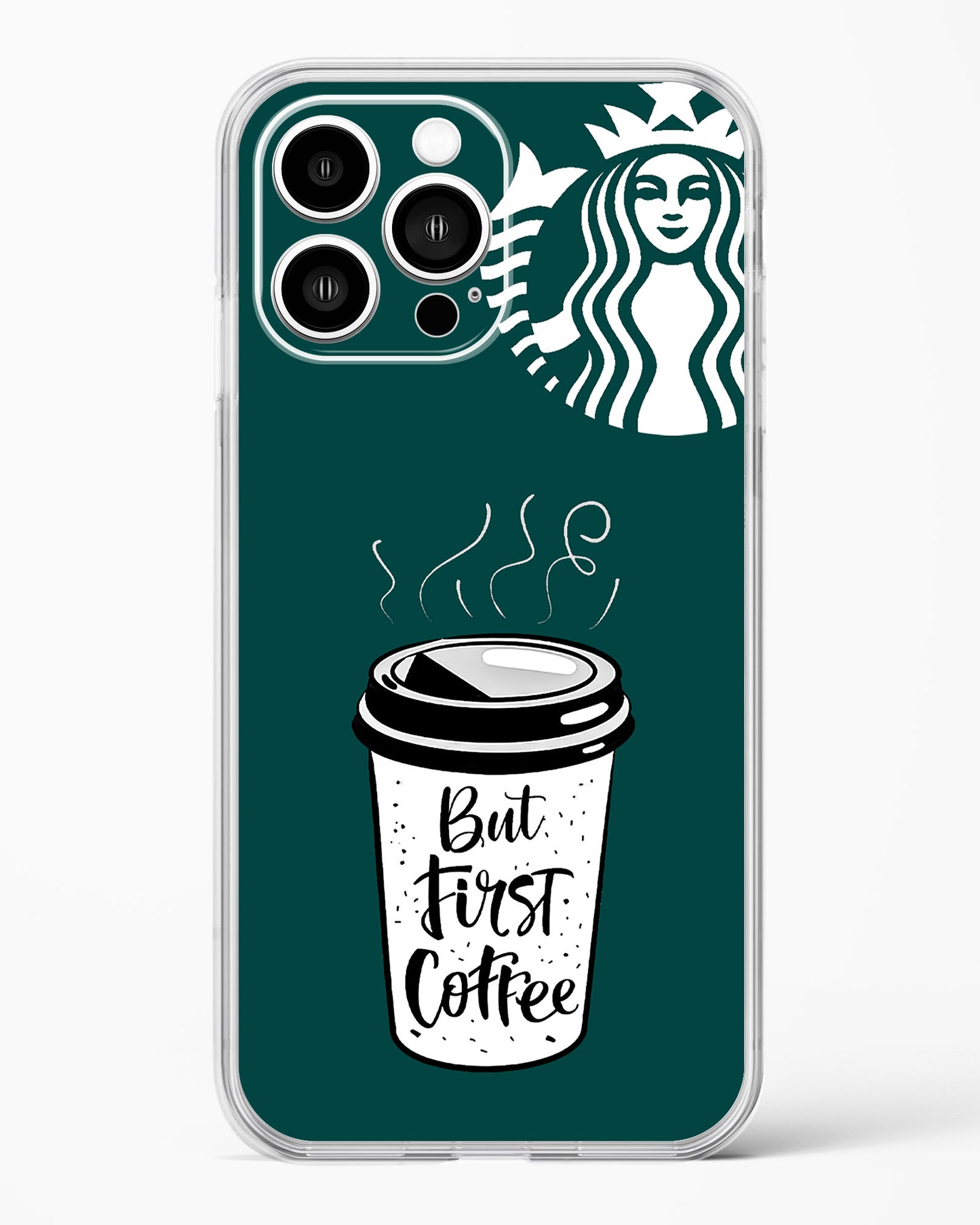 Starbucks Inspired Clear Silicone Case