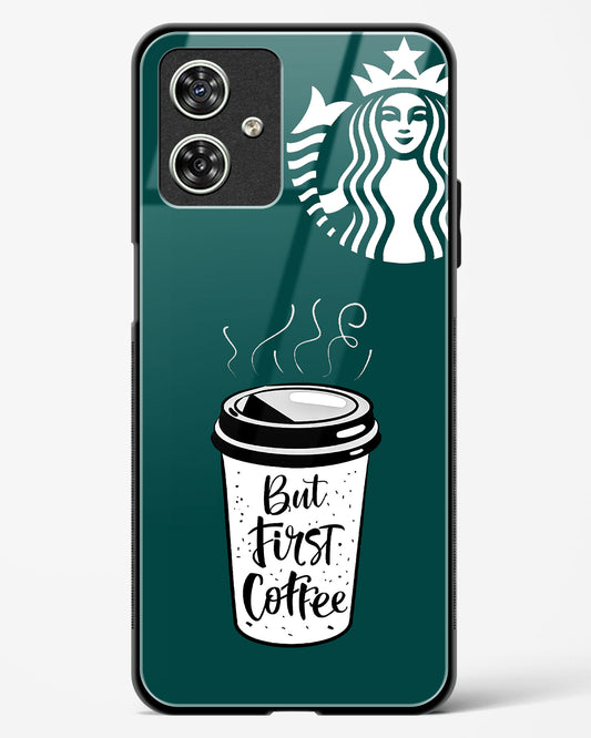 Starbucks Inspired Glass Phone Case-Moto G54 5G