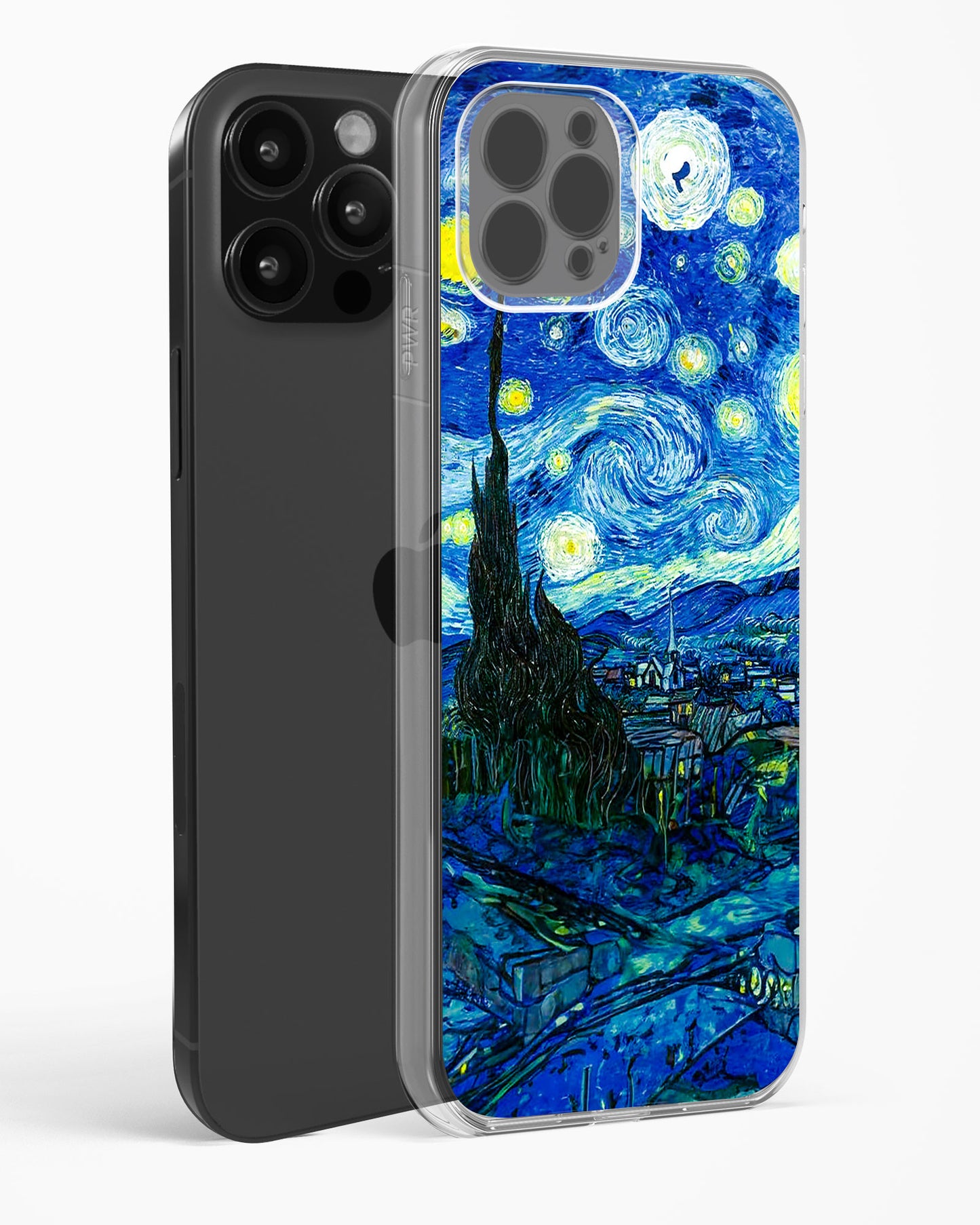 Starry Night Van Gogh's Clear Silicone Case