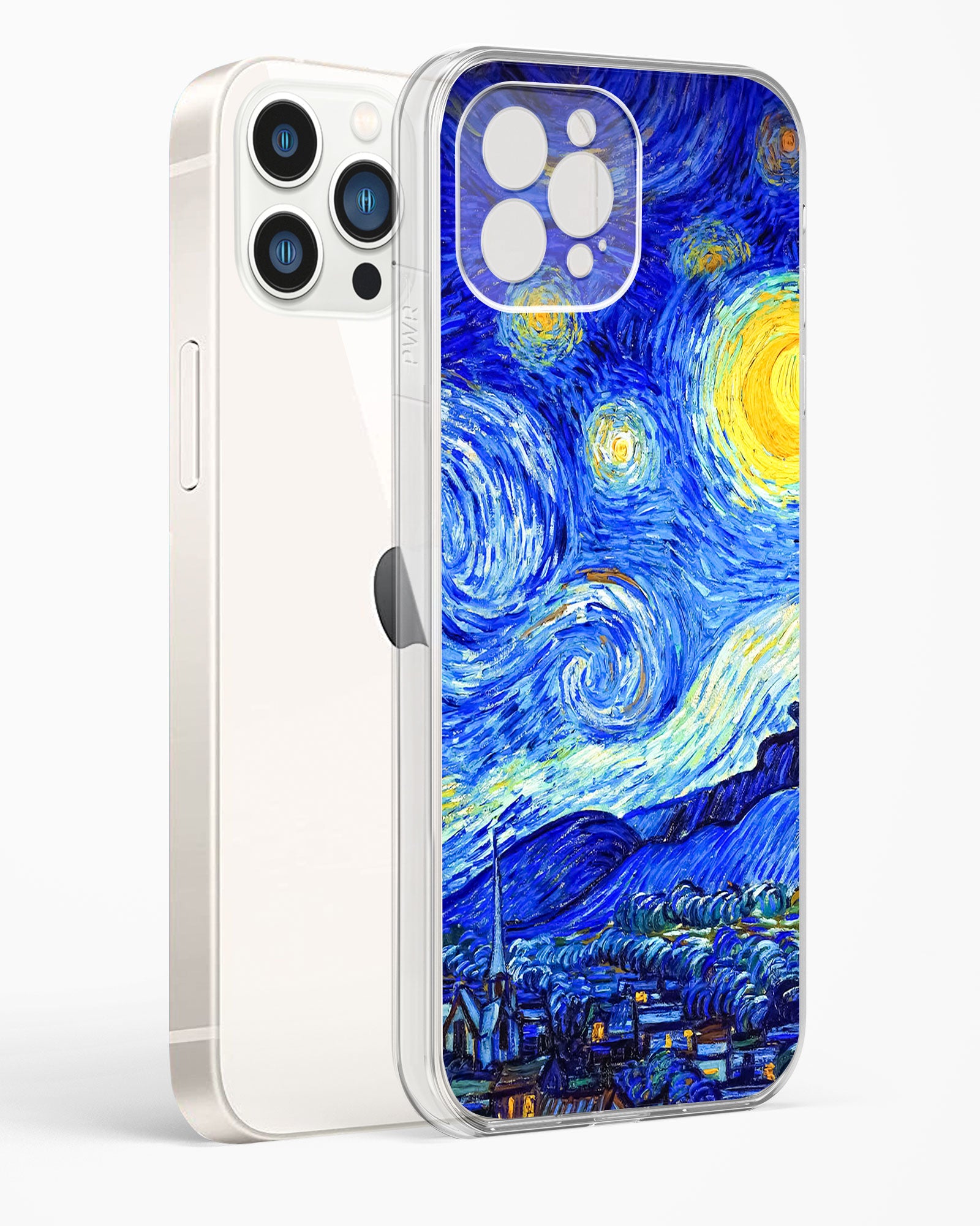 Starry Night Art Clear Silicone Case