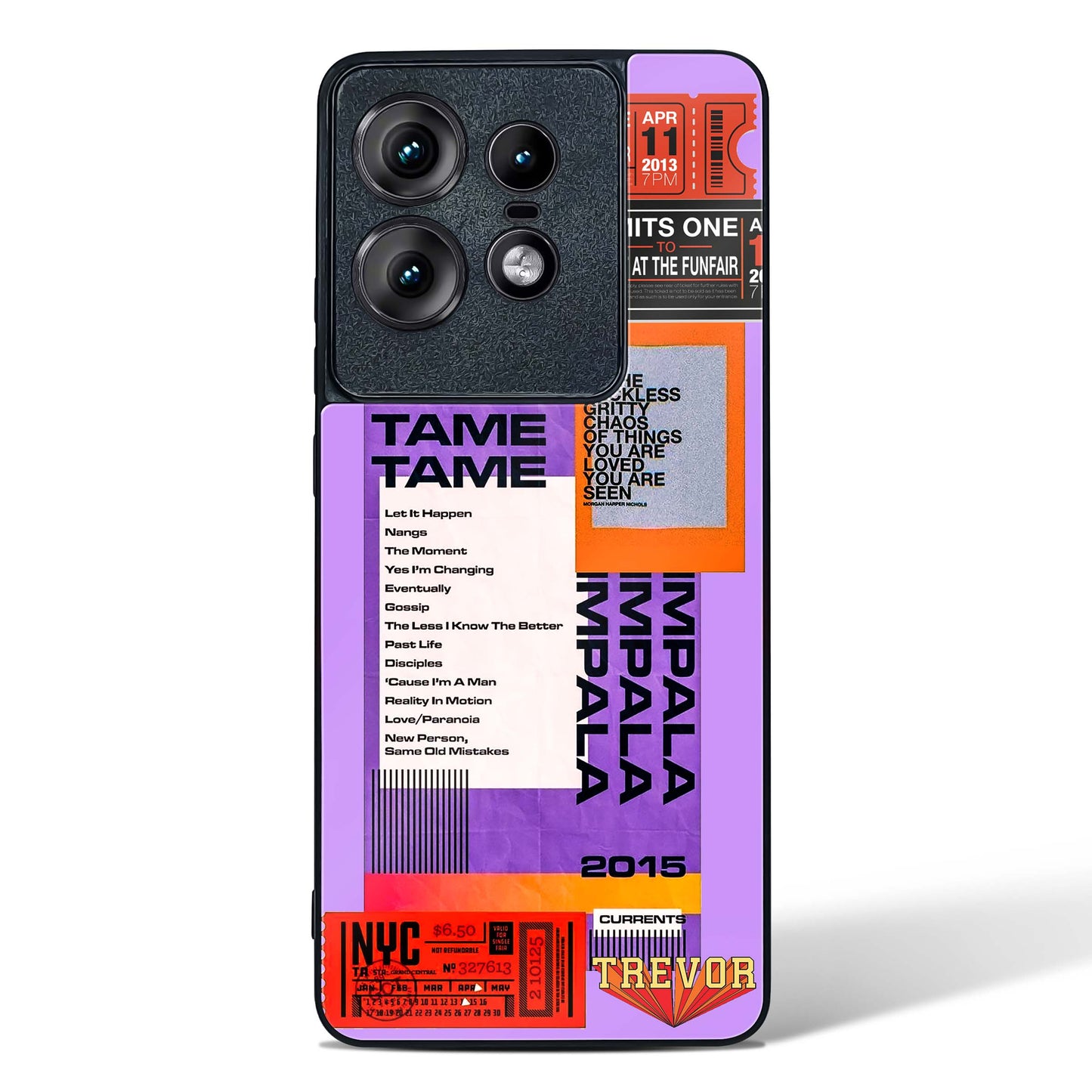 Tame Impala Mixtape Glass Phone Case-Motorola Edge 50 Pro