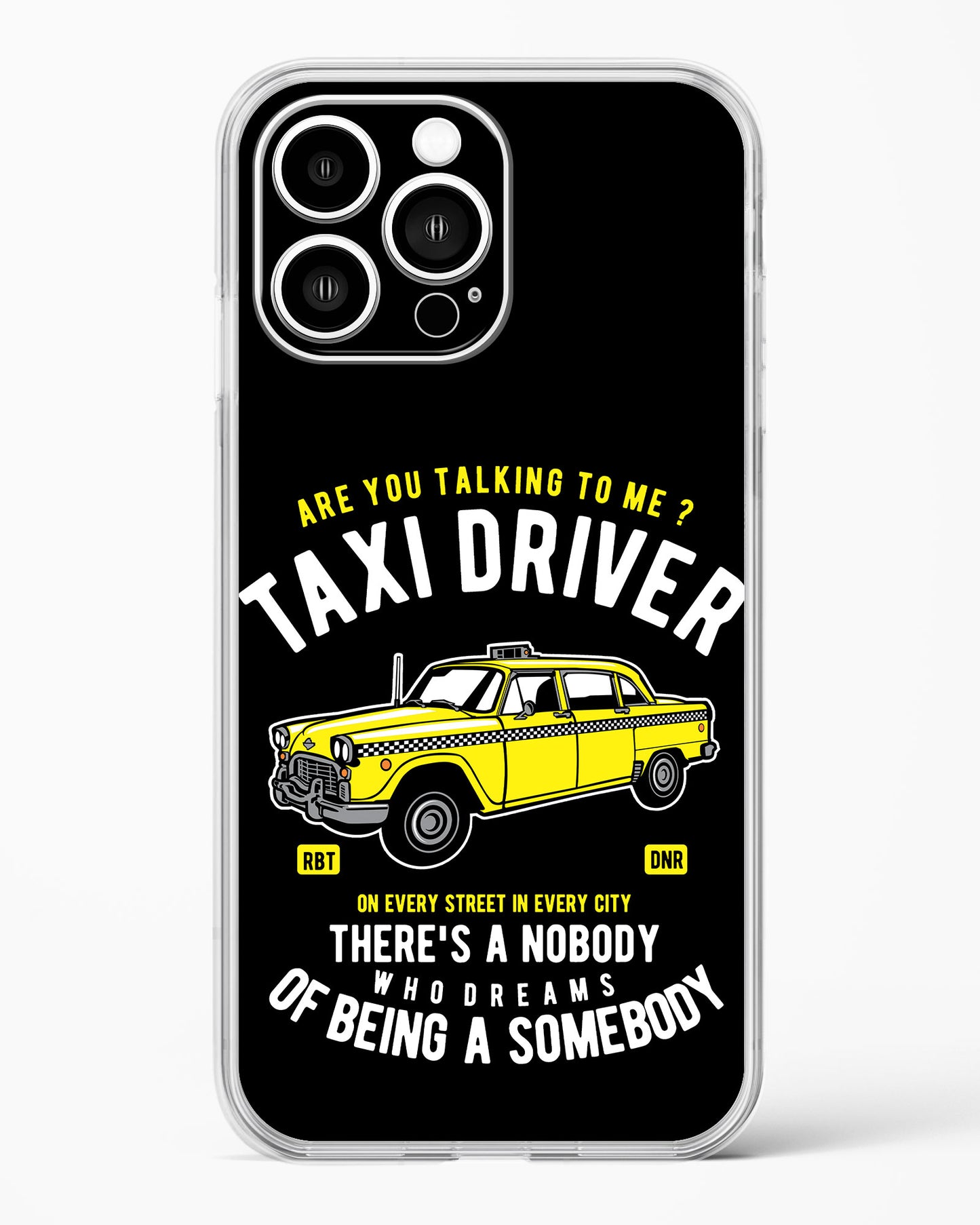 Taxi Driver Dreams Clear Silicone Case