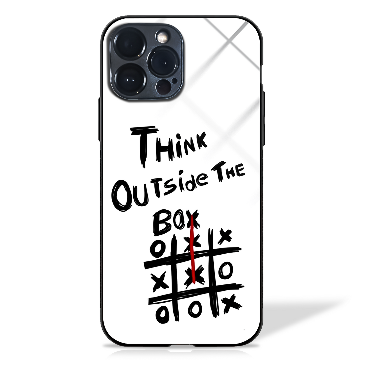 Think Outside The Box Glass Case