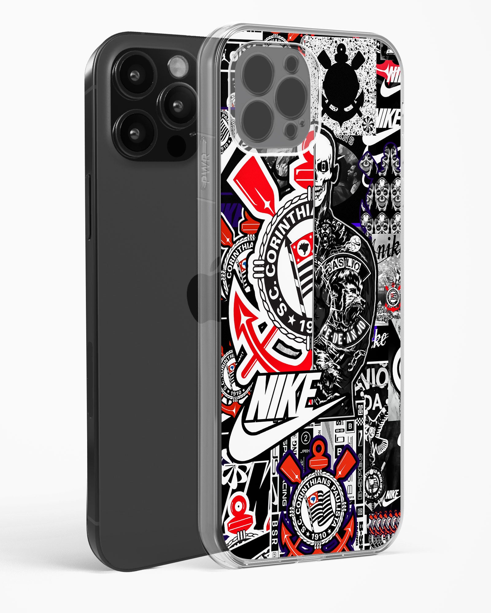 Urban Collage Designer Clear Silicone Case