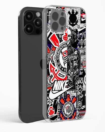 Urban Collage Designer Clear Silicone Case