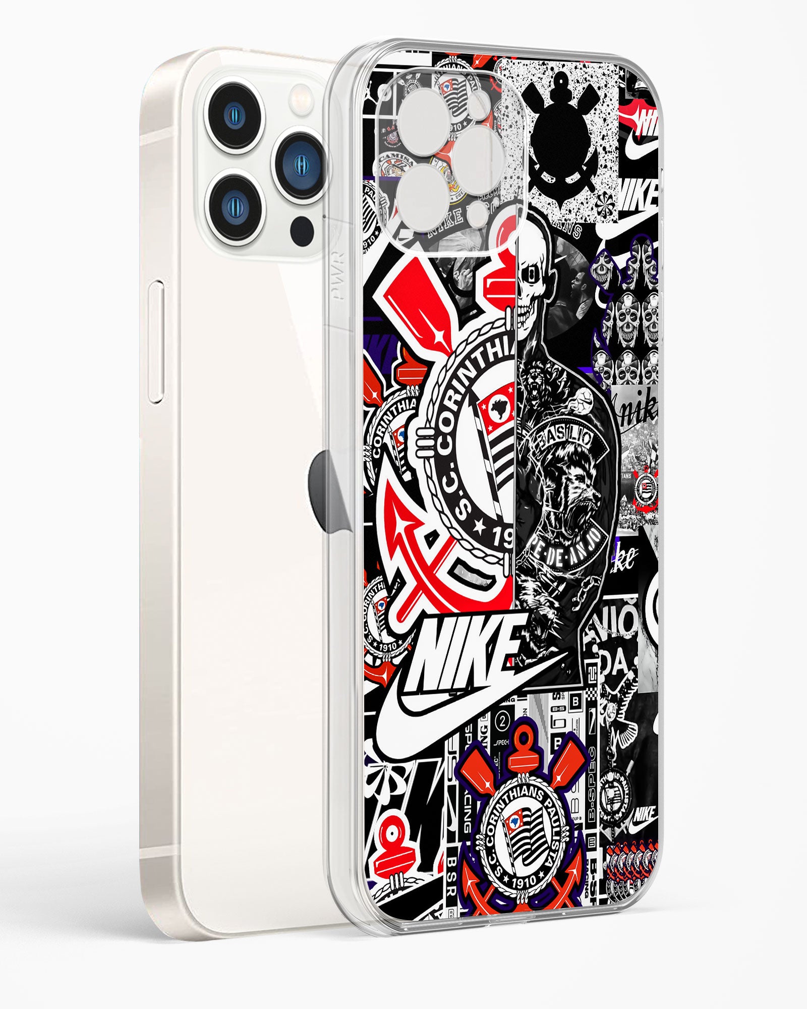 Urban Collage Designer Clear Silicone Case