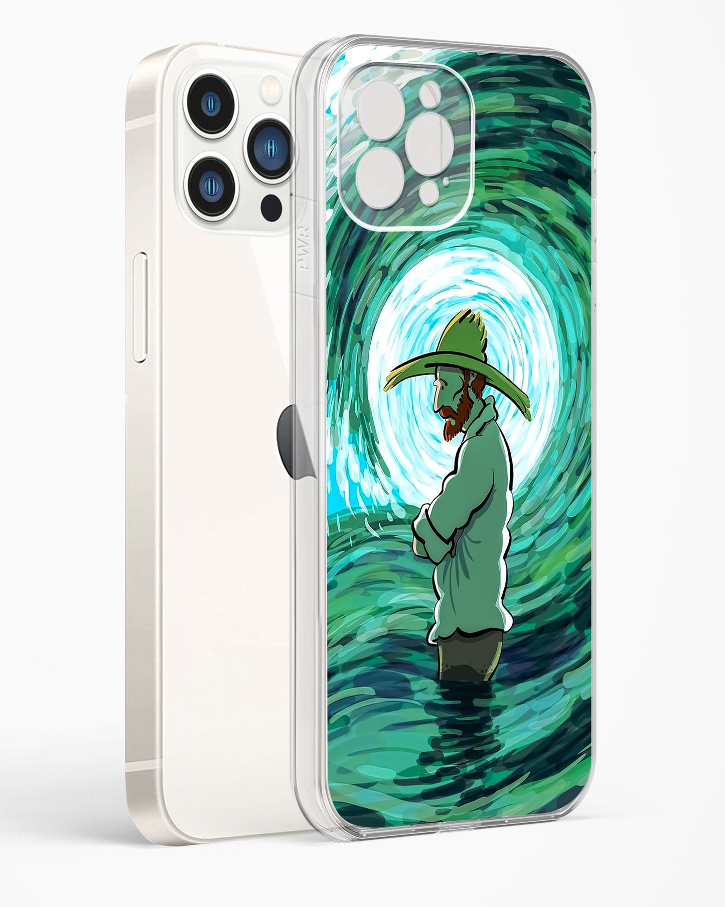 Van Gogh Wave Clear Silicone Case