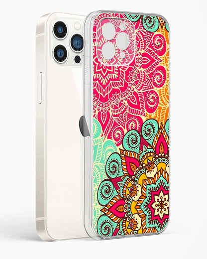 Vibrant Mandala Fusion Clear Silicone Case