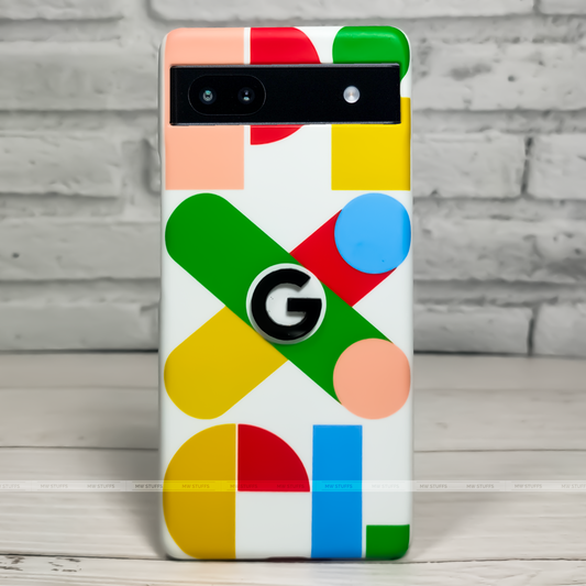 Google Pixel Series 4D Logo Matte Case - MW Stuffs